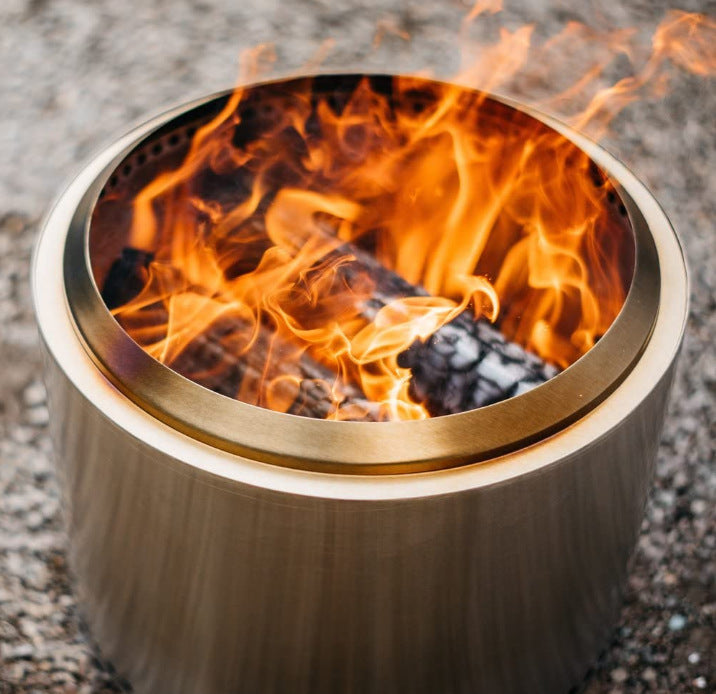 Portable outdoor wood stove